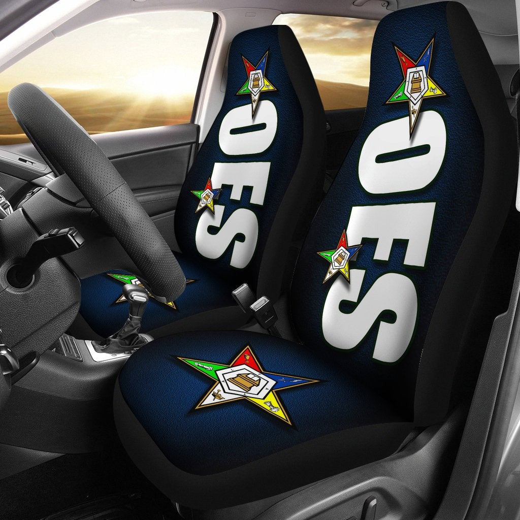 Sorority Car Seat Cover - OES Car Seat Cover Order of the Eastern Star (Set of 2)