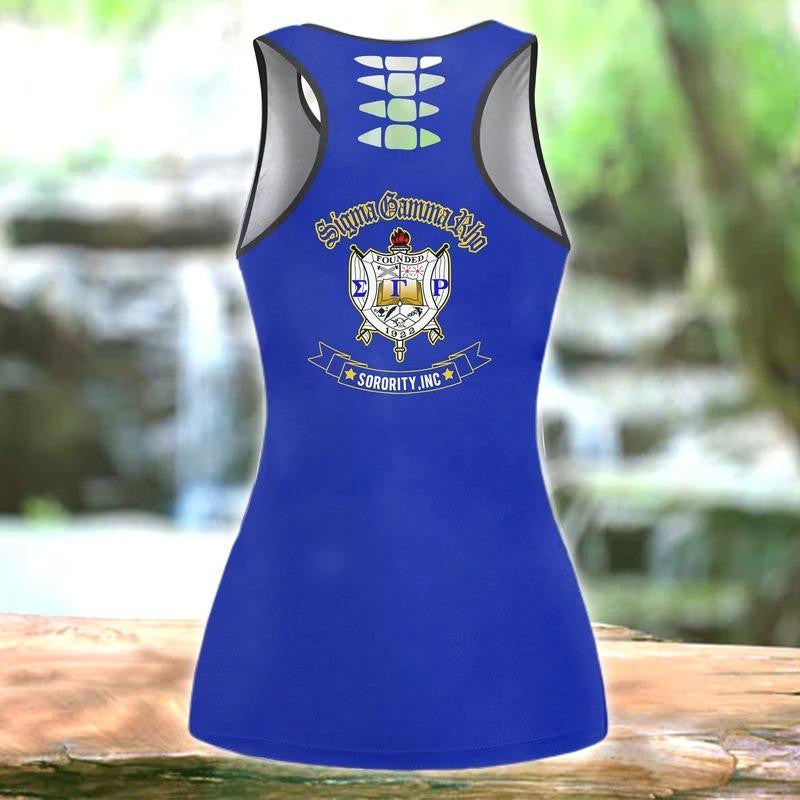 Sorority Tank Top - Sigma Gamma Rho Sorority Inc Hollow Tank Top
