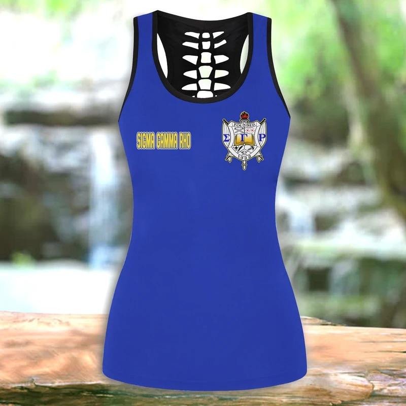 Sorority Tank Top - Sigma Gamma Rho Poodle Hollow Tank Top