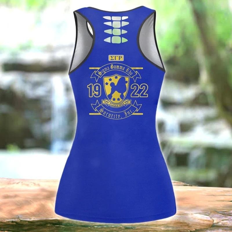 Sorority Tank Top - Sigma Gamma Rho Poodle Hollow Tank Top