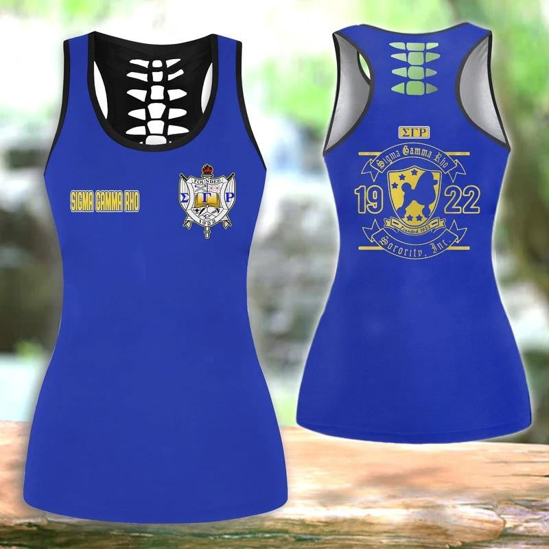 Sorority Tank Top - Sigma Gamma Rho Poodle Hollow Tank Top
