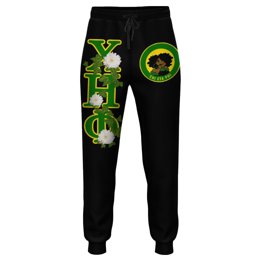 Sorority Pant - Chi Eta Phi White Jogger Pant