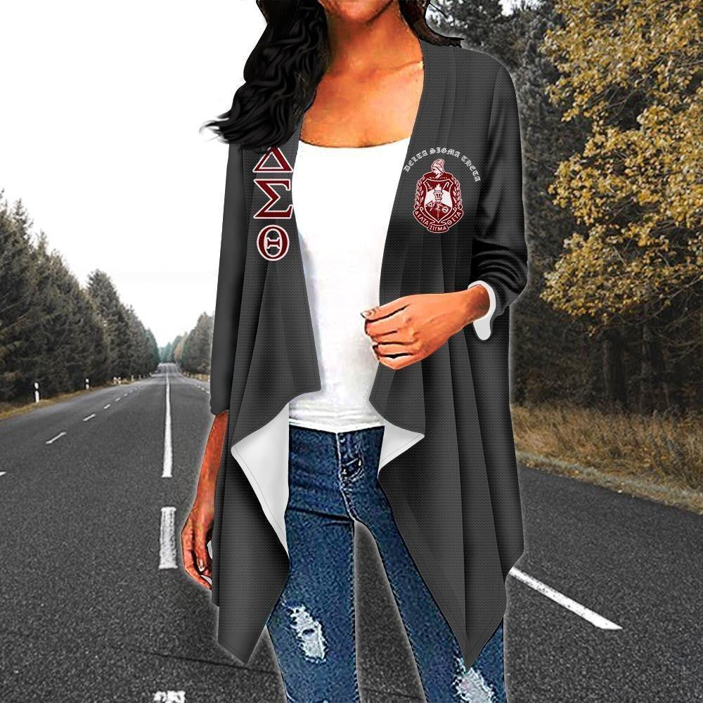 Sorority Cardigan - Elephant Delta Sigma Theta Sorority Loose Cardigans