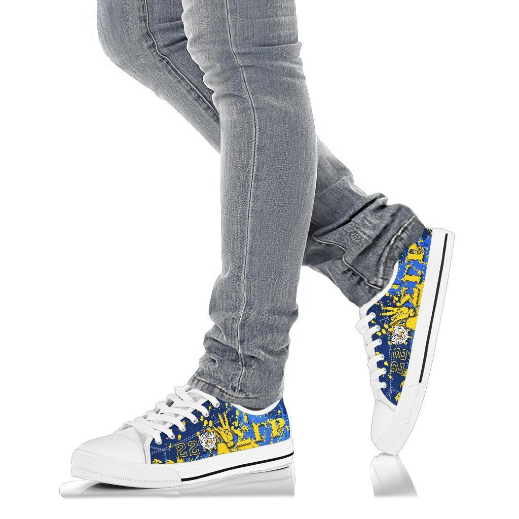 Sorority Footwear - Sigma Gamma Rho Low Top Shoes Spaint Style