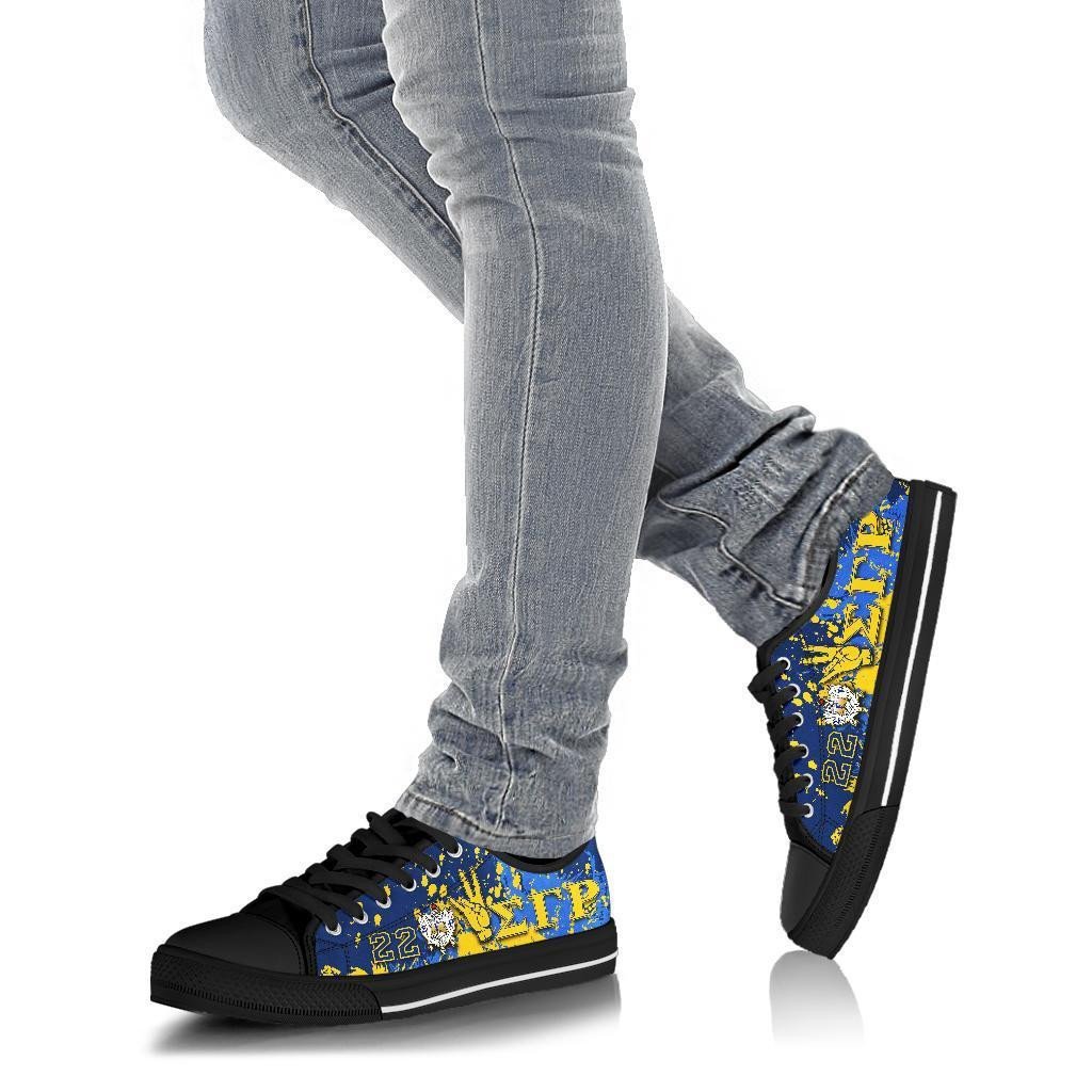 Sorority Footwear - Sigma Gamma Rho Low Top Shoes Spaint Style
