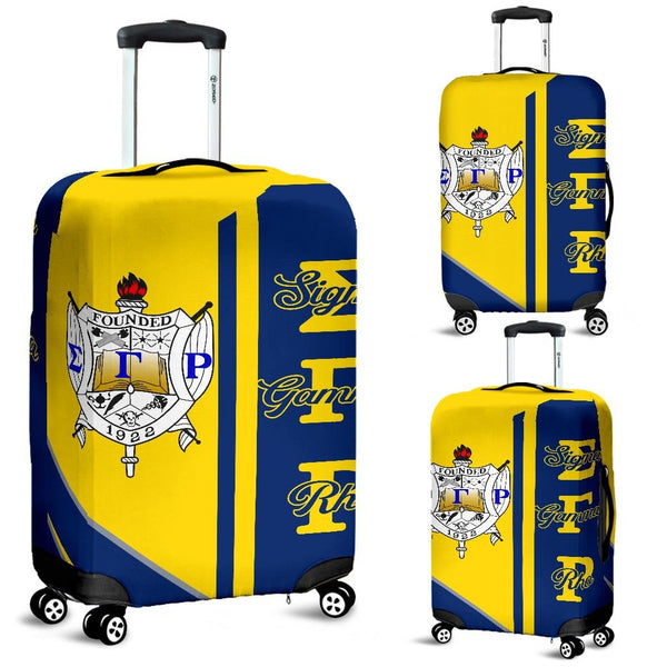 Sorority Luggage Cover - Sigma Gamma Rho SGR Half Concept Travel Suitcase