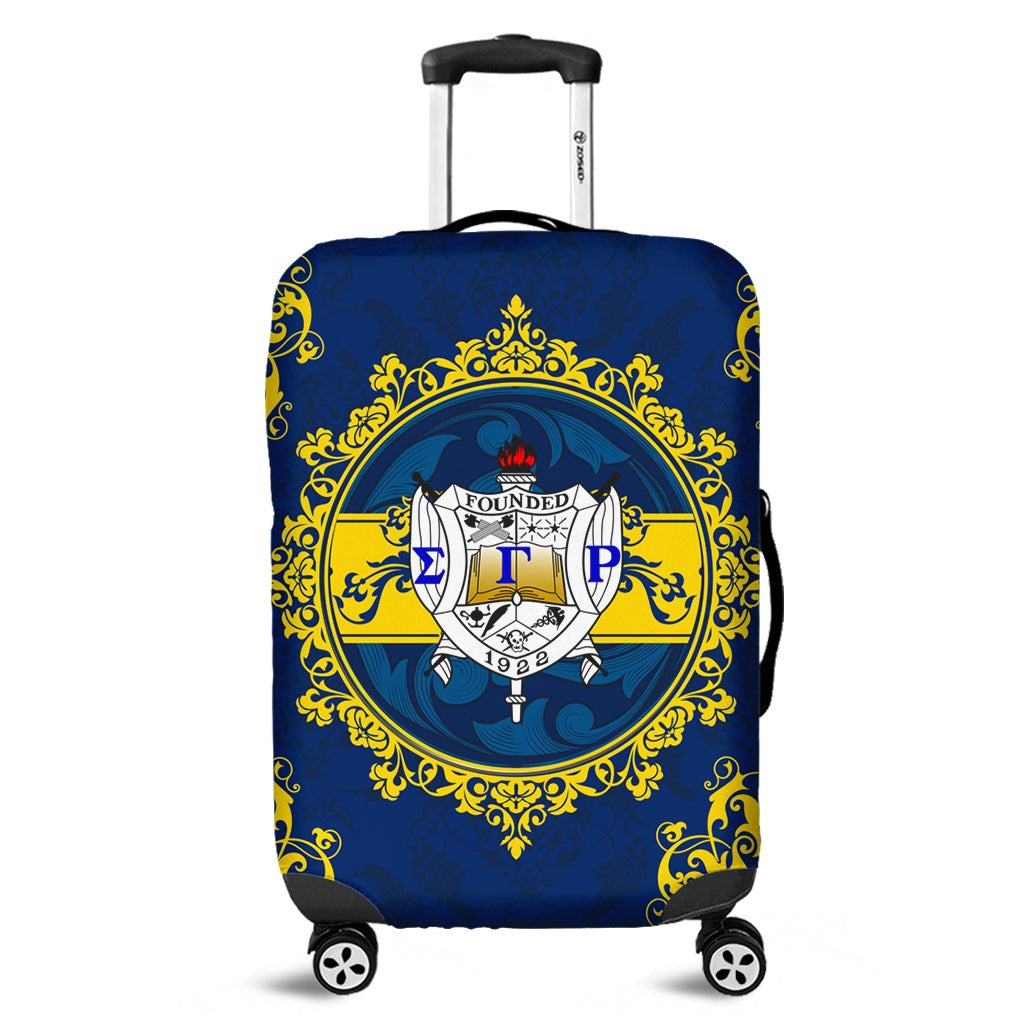 Sorority Luggage Cover - Sigma Gamma Rho Nolan Travel Suitcase