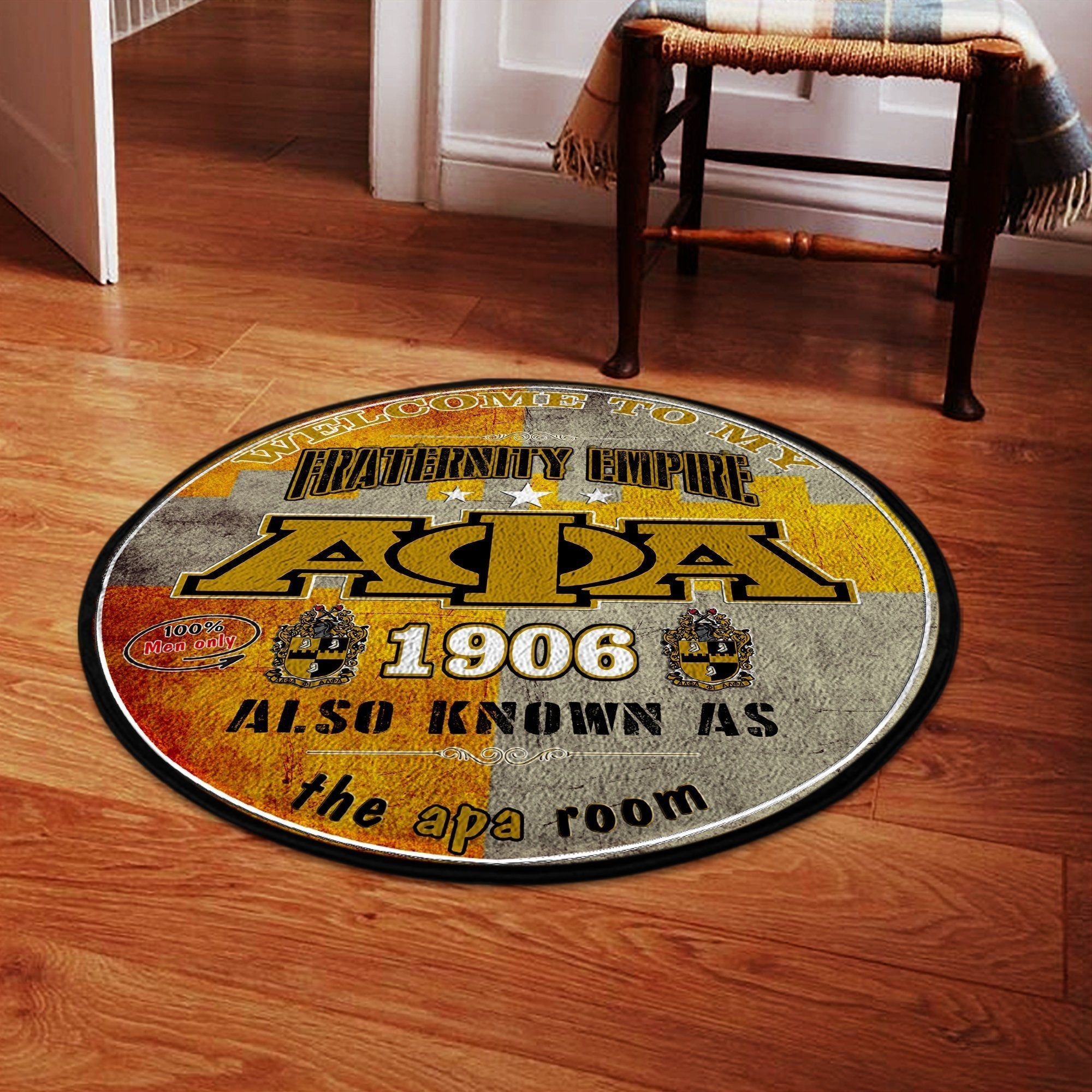 Alpha Phi Alpha APA Round Carpet J0