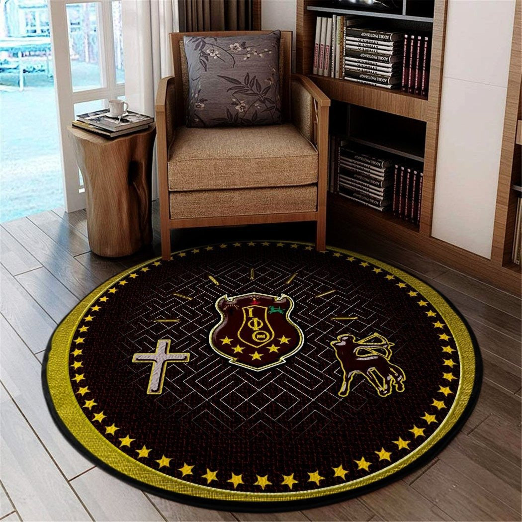 Fraternity Carpet - Iota Phi Theta Stars Round Carpet
