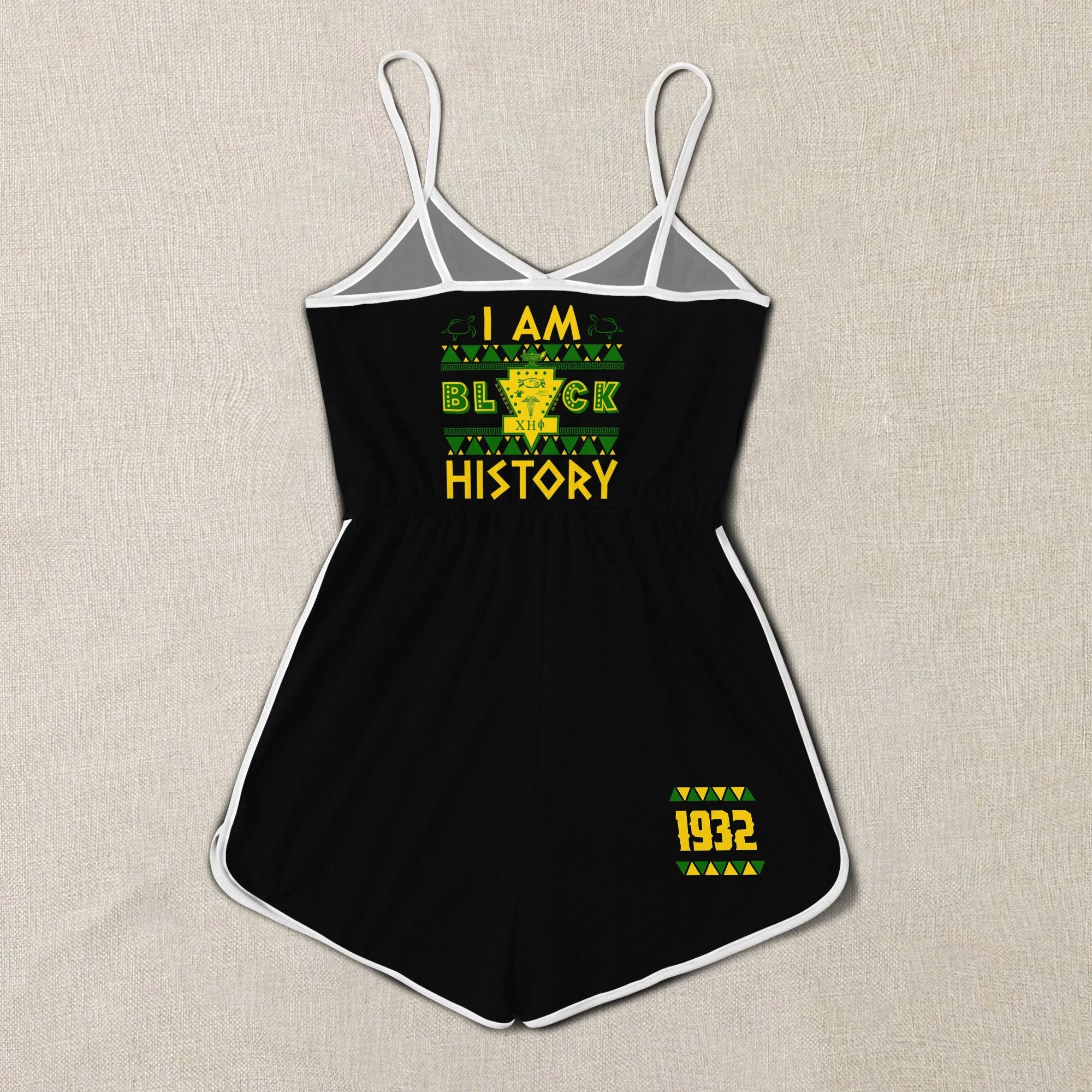 Sorority Romper - I Am Black History Chi Eta Phi