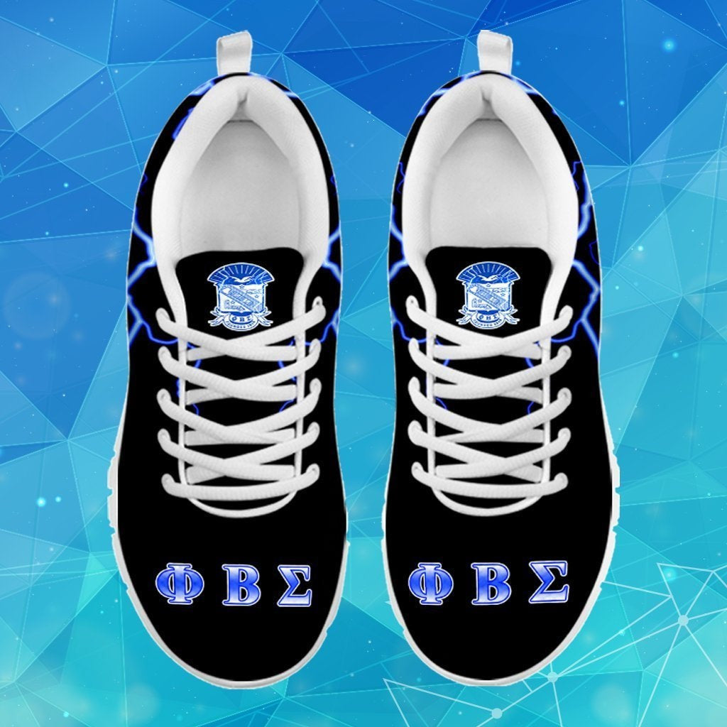 Tothetopcloset Footwear - Phi Beta Sigma Sneakers Lightning J5