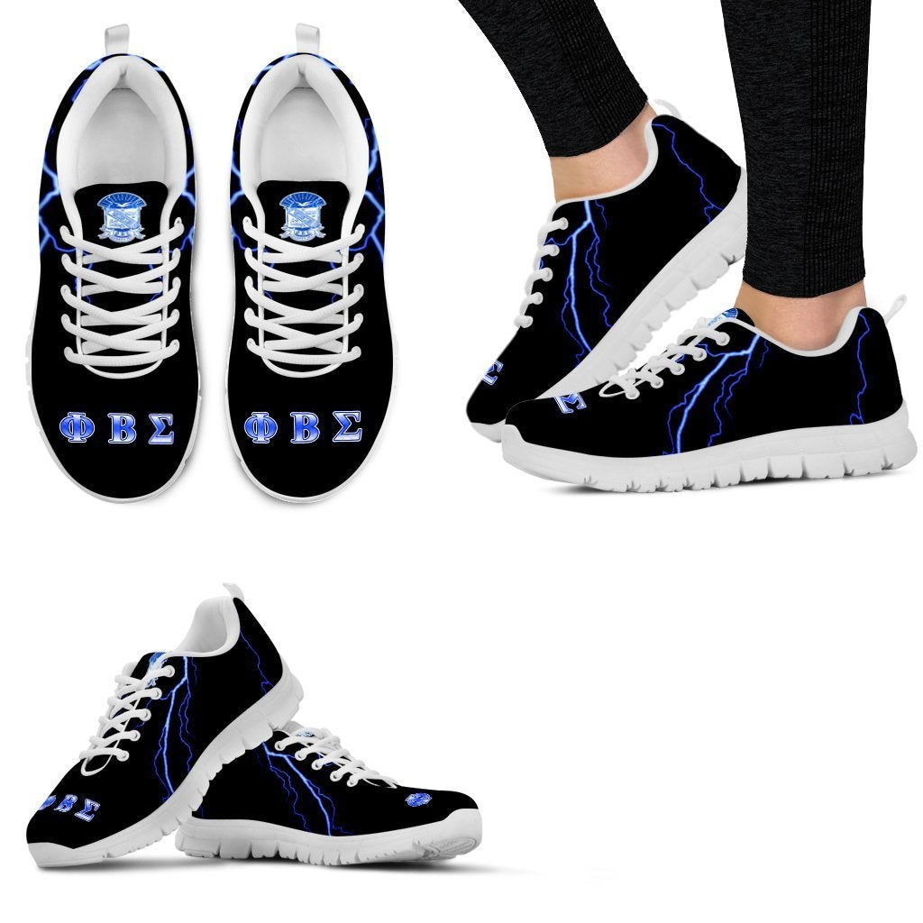 Tothetopcloset Footwear - Phi Beta Sigma Sneakers Lightning J5