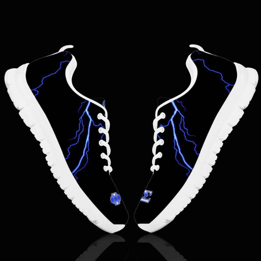 Tothetopcloset Footwear - Phi Beta Sigma Sneakers Lightning J5