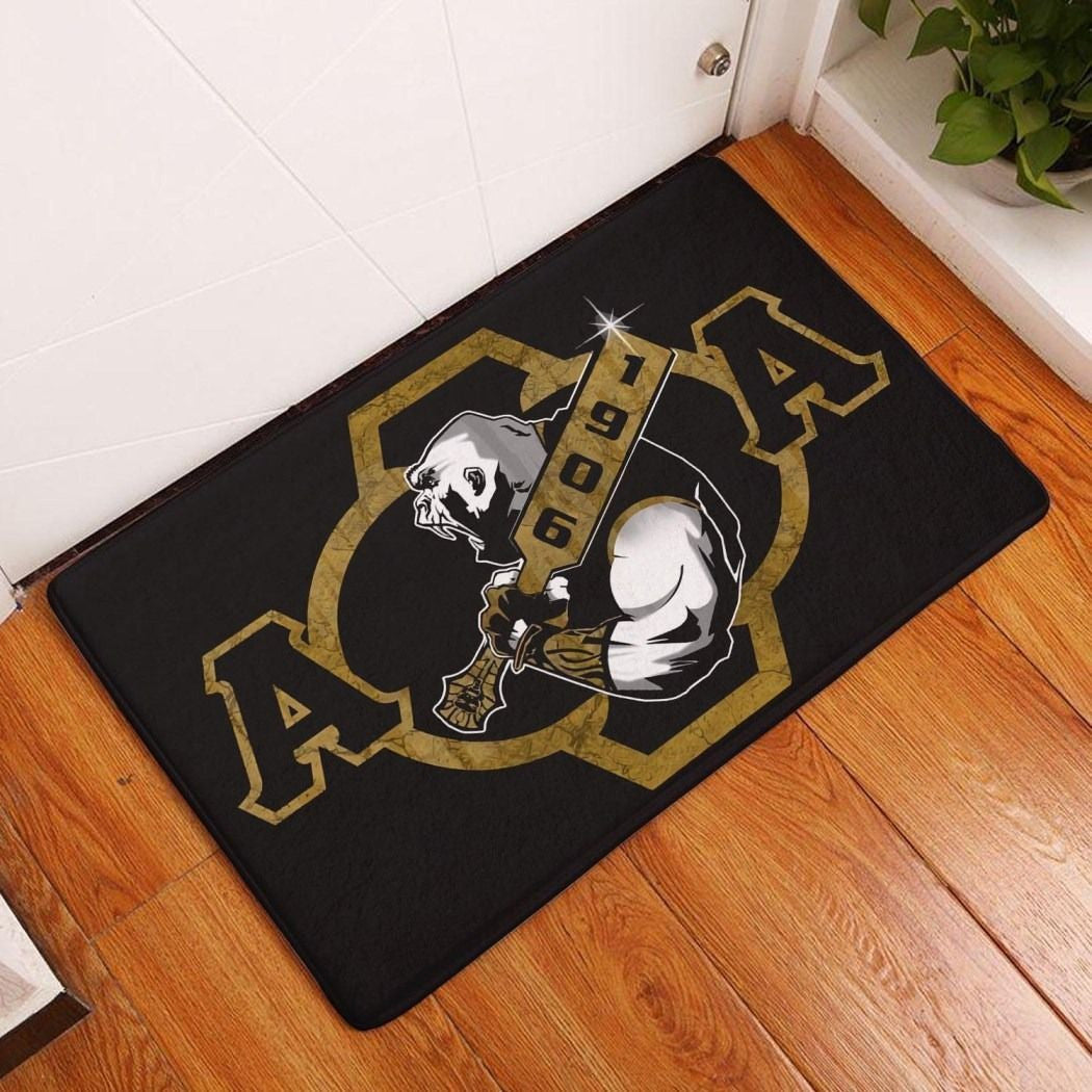 Tothetopcloset  Door Mat - Alpha Phi Alpha Abe Door Mat J5