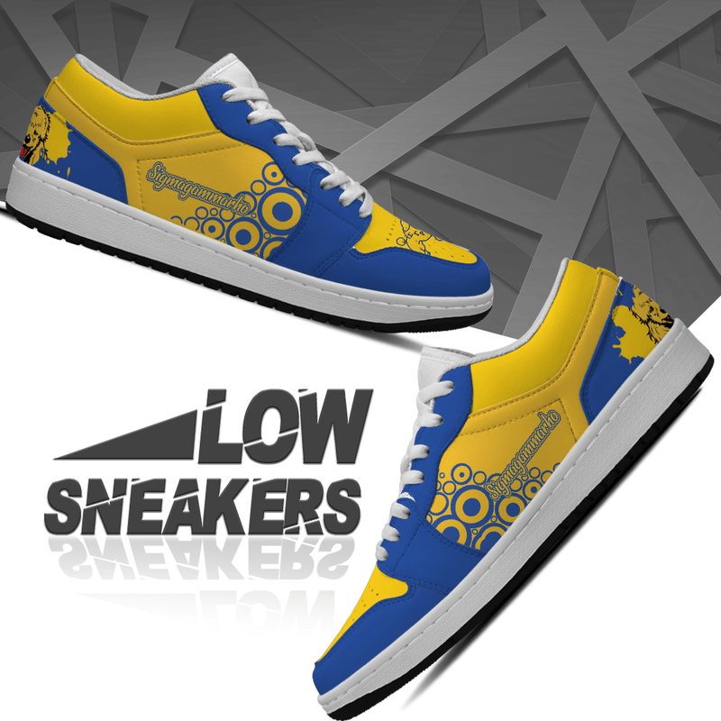 Sorority Footwear - Paint Sigma Gamma Rho Poodle Low Sneaker