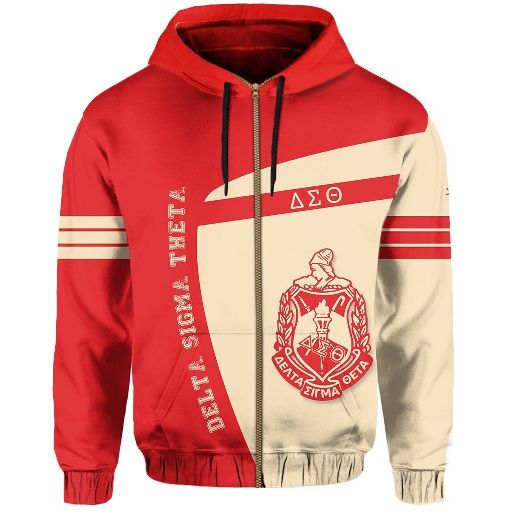 Sorority Hoodie - Delta Sigma Theta Diva Zip Hoodie Iconic Style