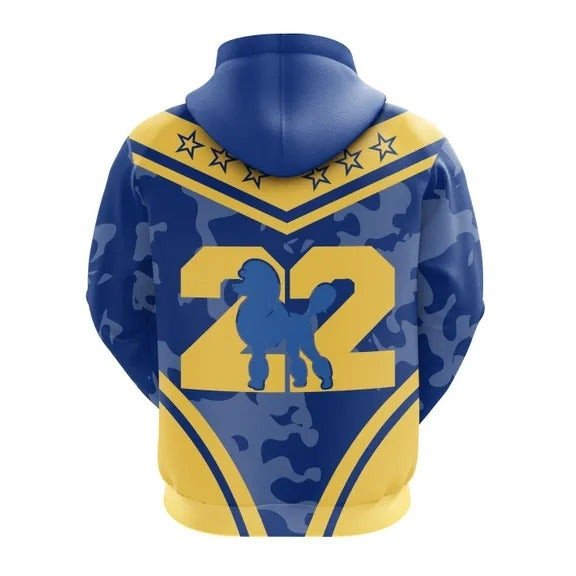 Sorority Hoodie - Sigma Gamma Rho Camouflage Zip Hoodie