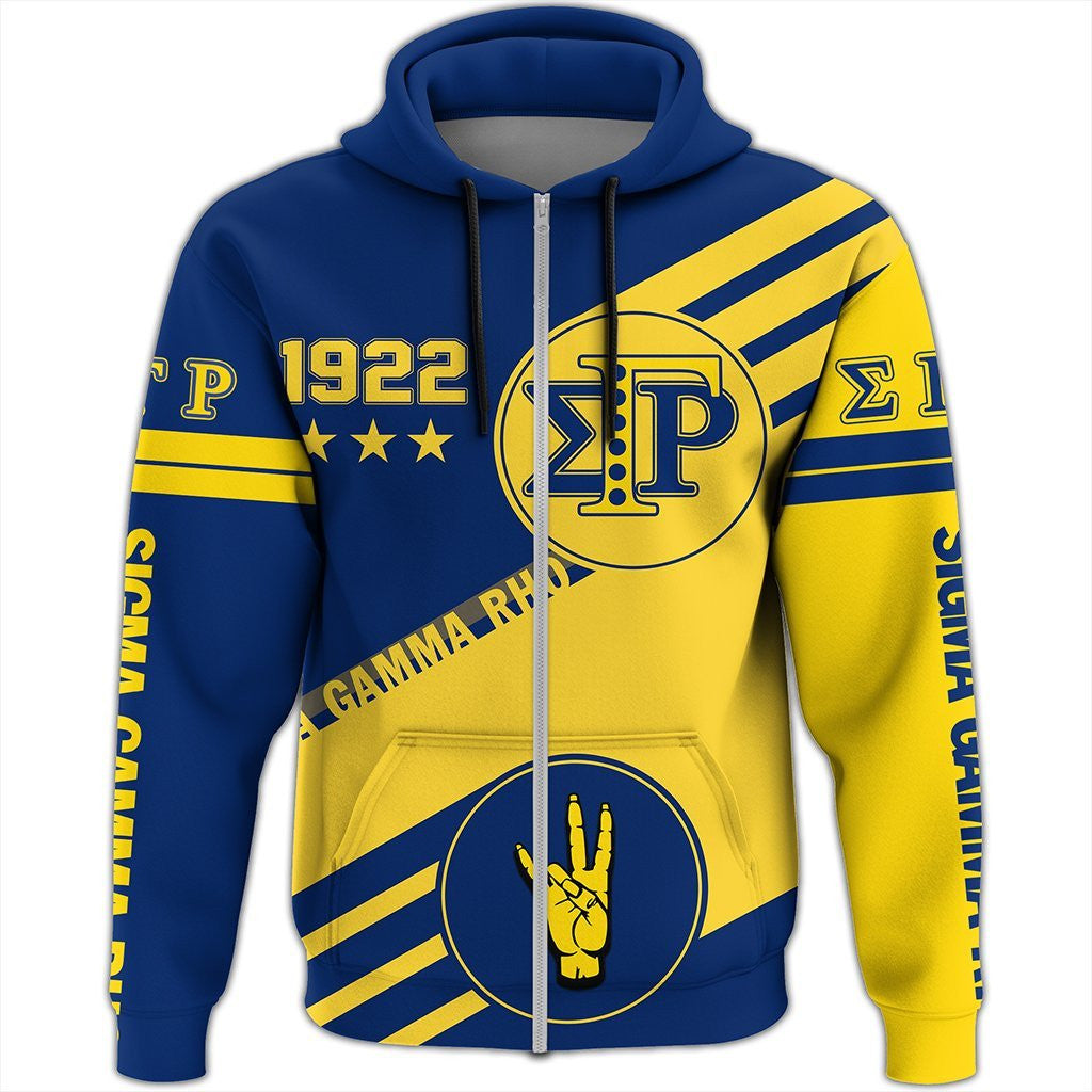 Sorority Hoodie - Sigma Gamma Rho Swift Balls Zip Hoodie
