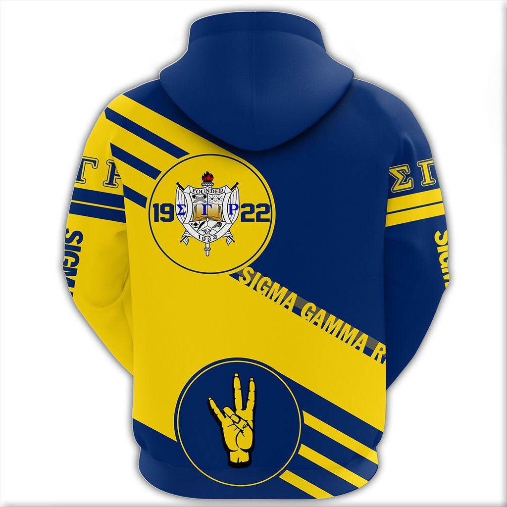 Sorority Hoodie - Sigma Gamma Rho Swift Balls Zip Hoodie