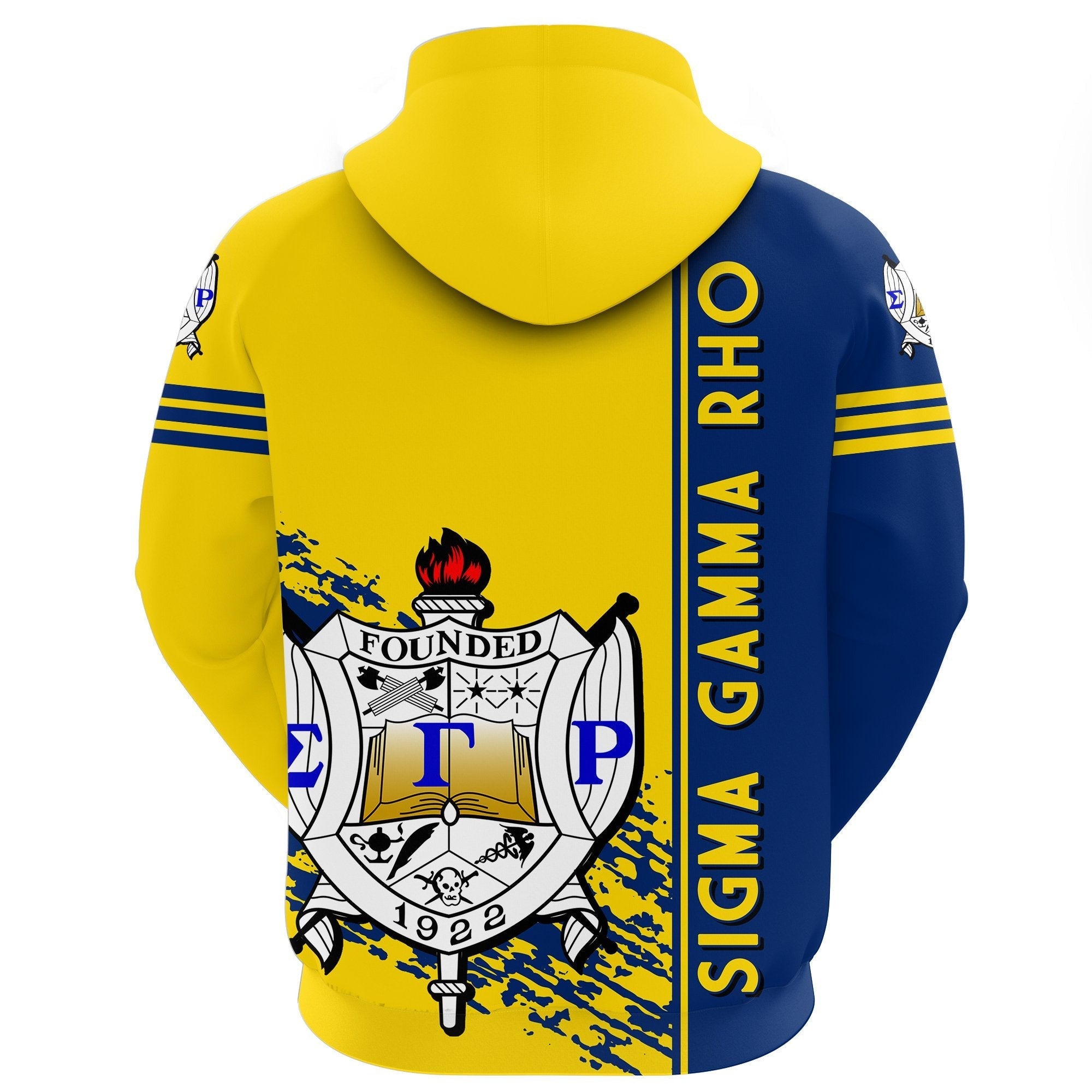 Sorority Hoodie - Sigma Gamma Rho Zip Hoodie Quarter Style