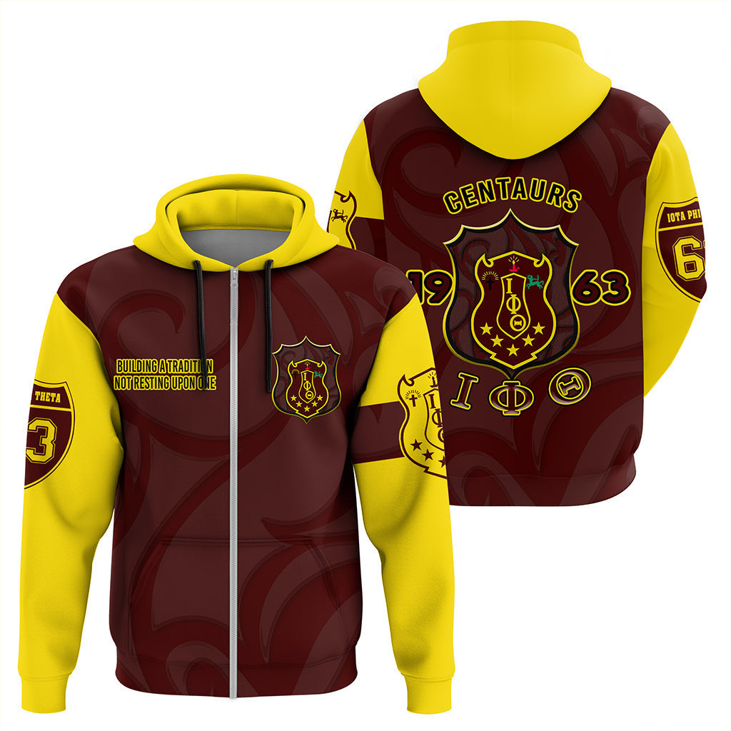 Fraternity Hoodie - Iota Phi Theta Centaurs Zip Hoodie