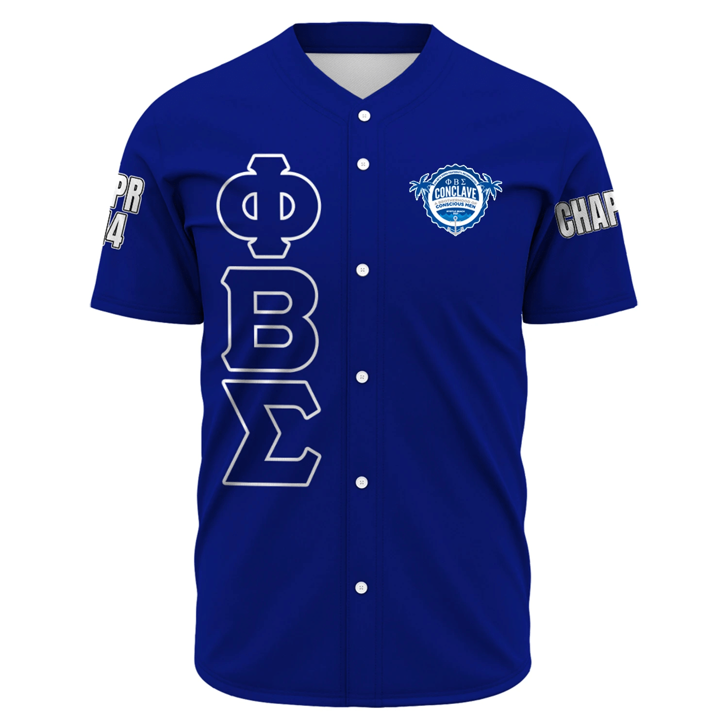 Conclave Personalized Phi Beta Sigma Baseball Jerseys J5
