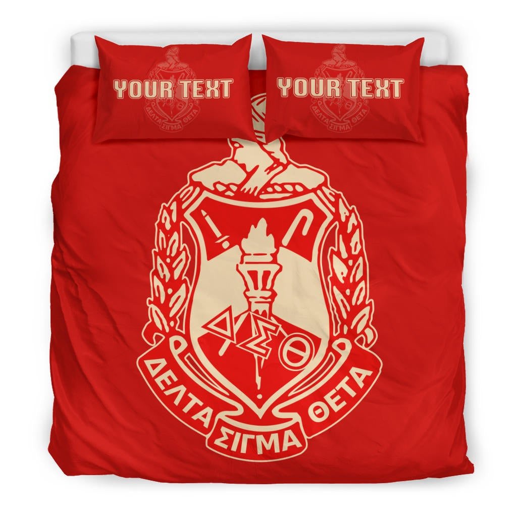 Sorority Bedding Set - Personalized Delta Sigma Theta Bedding Set Classic