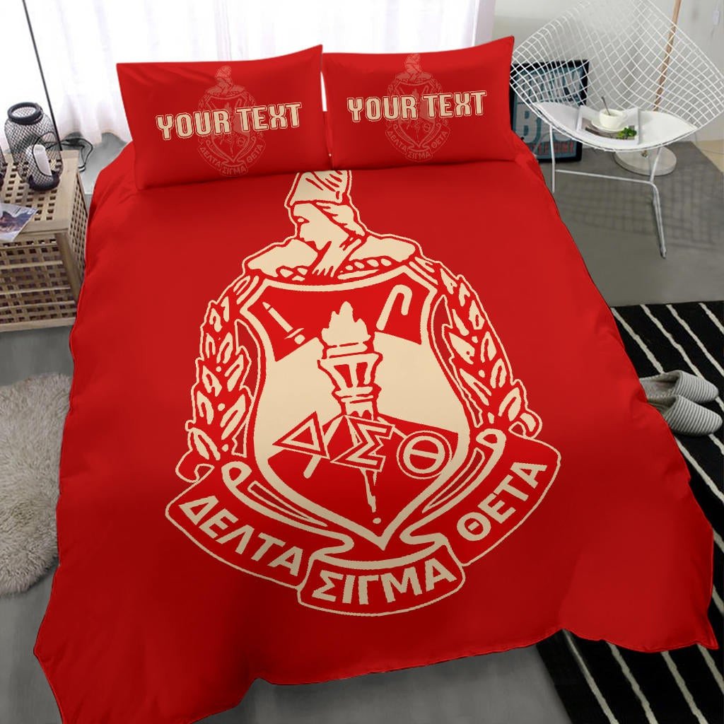 Sorority Bedding Set - Personalized Delta Sigma Theta Bedding Set Classic