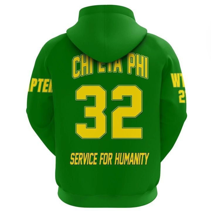 Sorority Hoodie - Personalized Chi Eta Phi Zip Hoodie