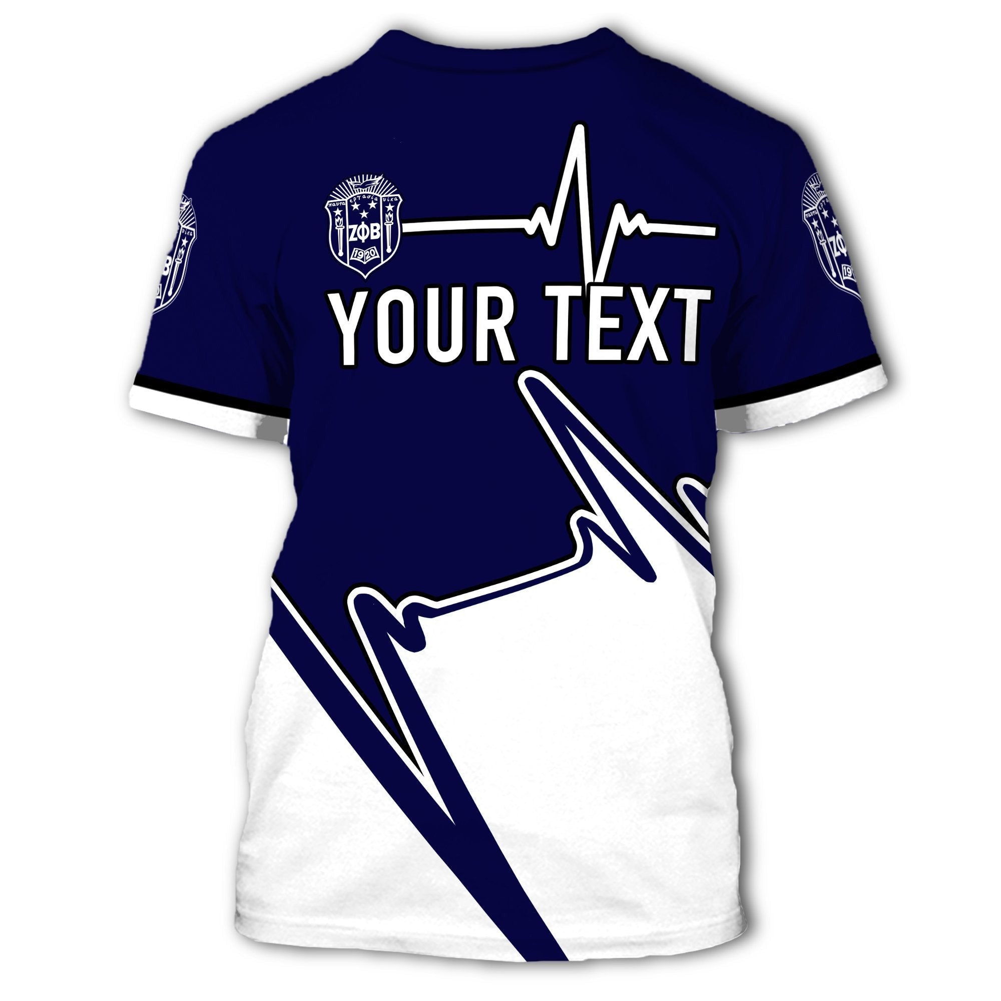 TothetopclosetT-shirt - Personalized Heartbeat Zeta Phi Beta T-shirt J5