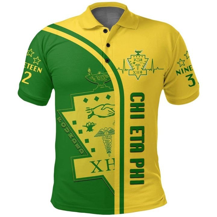 Personalized Chi Eta Phi In My Heart Polo Shirt J5