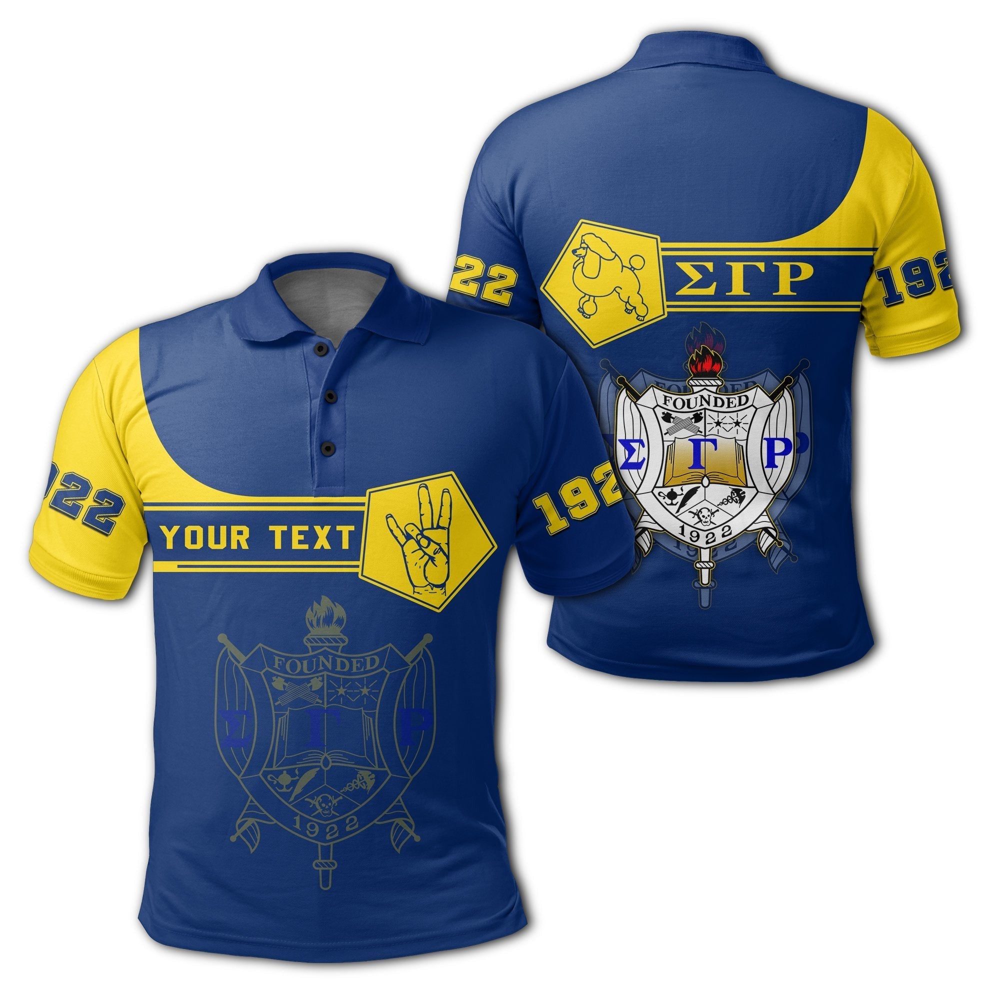 Sorority Polo - Personalized Sigma Gamma Rho Polo Shirt Simple Style