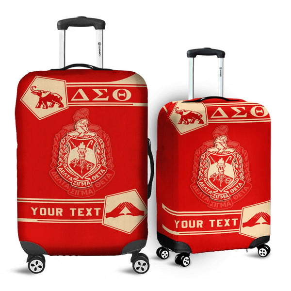 Sorority Luggage Cover - Personalized Delta Sigma Theta Simple Style