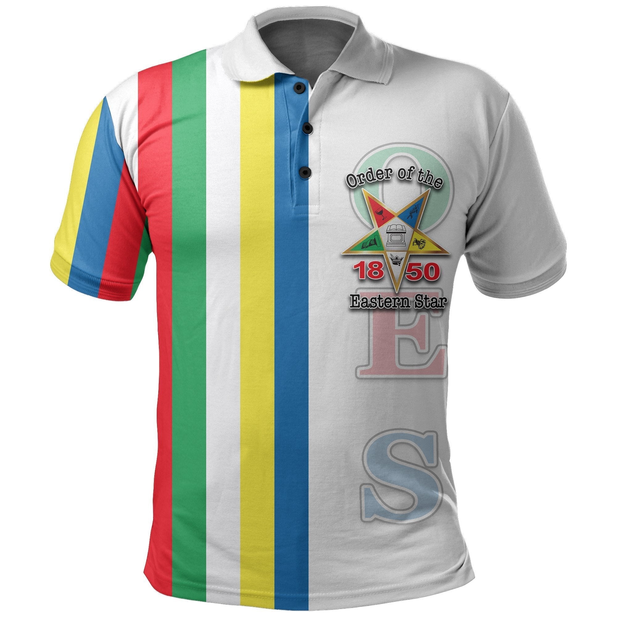 Personalized Order of the Eastern Star Polo Shirt OES J5