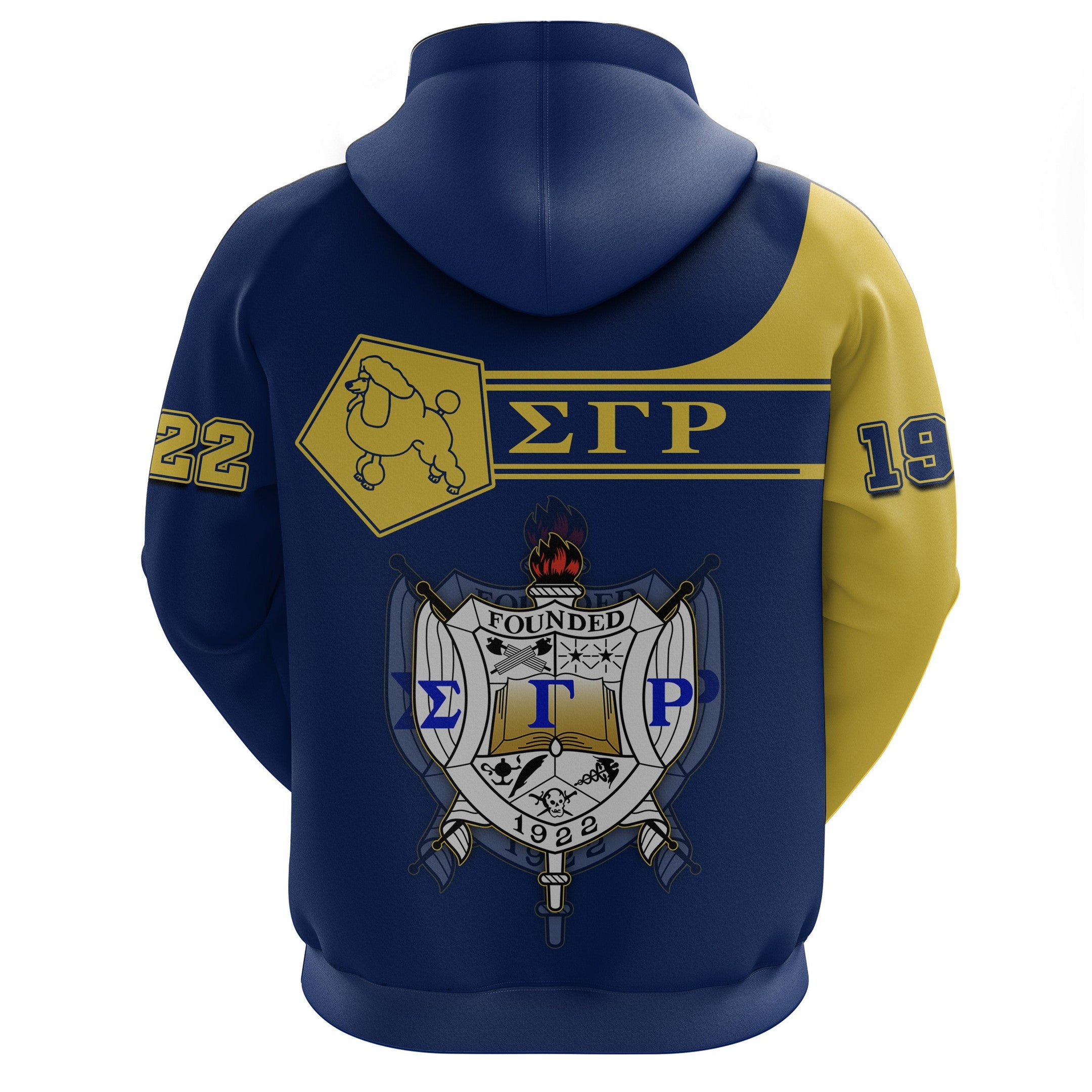 Sorority Hoodie - Personalized Sigma Gamma Rho Zip Hoodie Simple Style