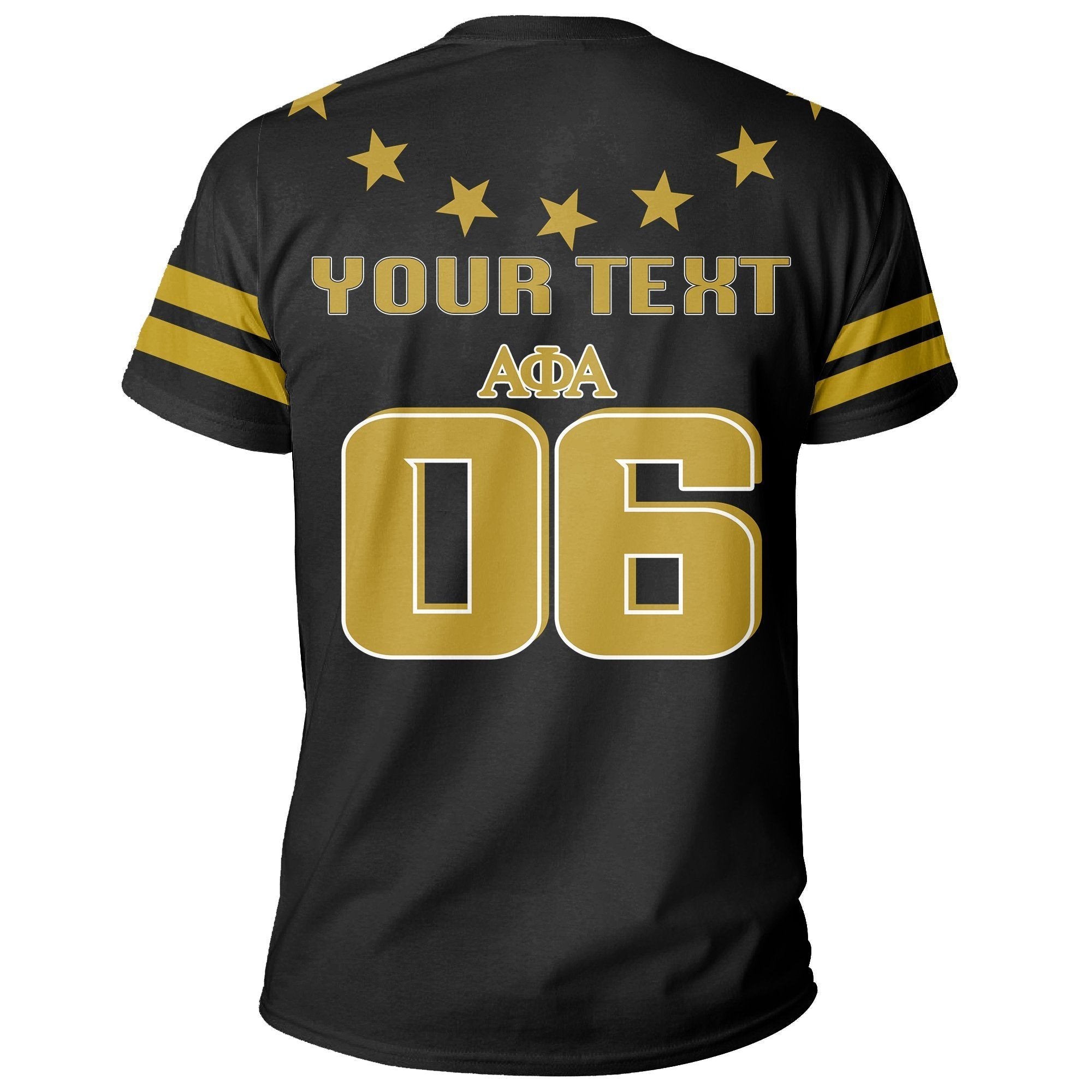 Fraternity TShirt - Personalized Stars Alpha Phi Alpha Tee