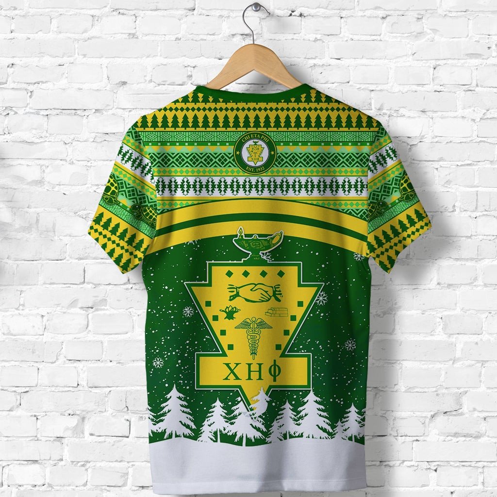 Sorority TShirt - Personalized Chi Eta Phi Christmas TShirt African Pattern