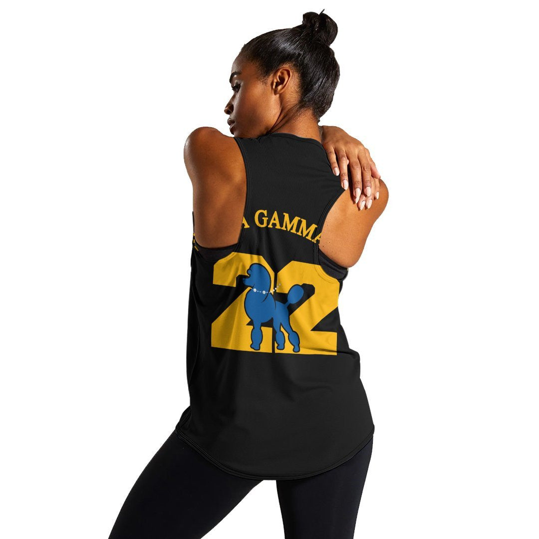 Sorority Tank Top - Sigma Gamma Rho Pearl Women's Racerback Tank
