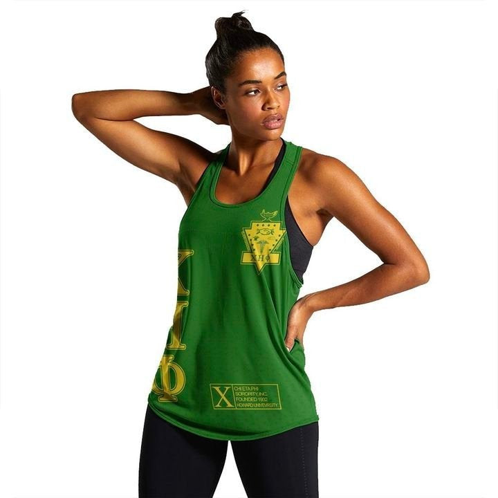Sorority Tank Top - MCM Chi Eta Phi Women Racerback Tank
