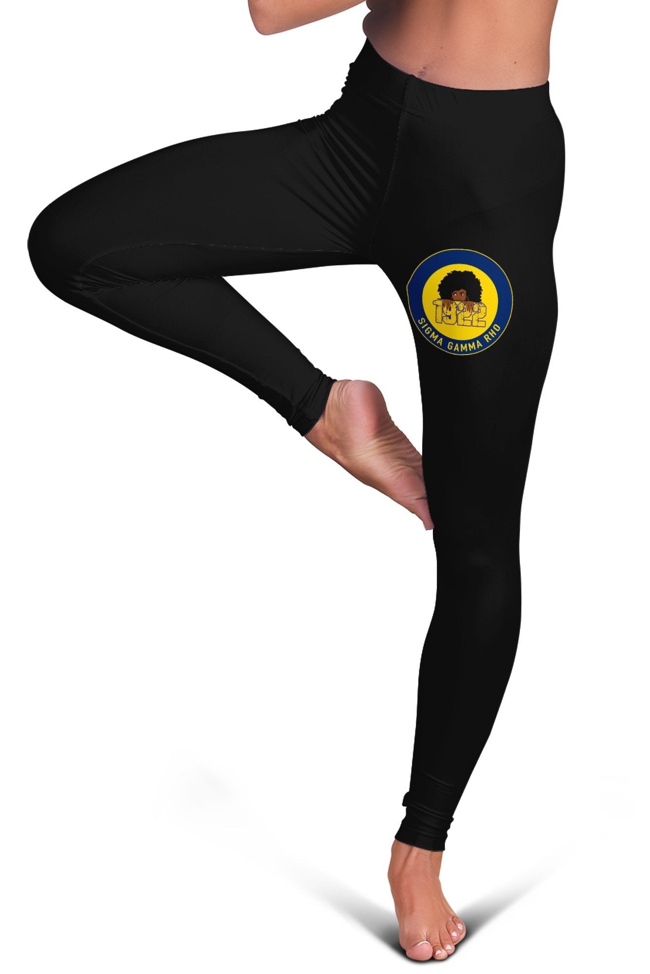 Sorority Legging - Sigma Gamma Rho Yellow Rose Legging