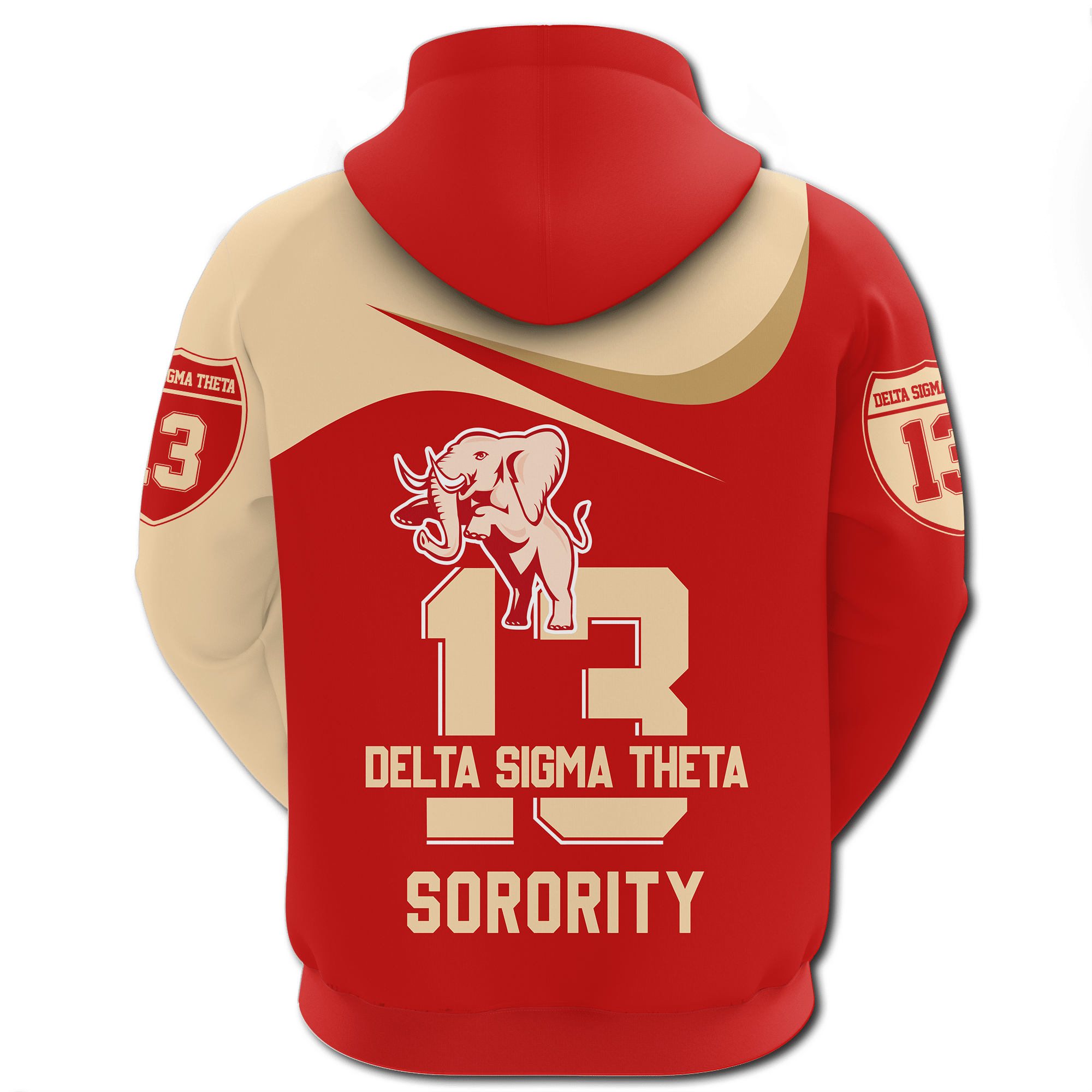 Sorority Hoodie - Delta Sigma Theta Curve Style Pullover
