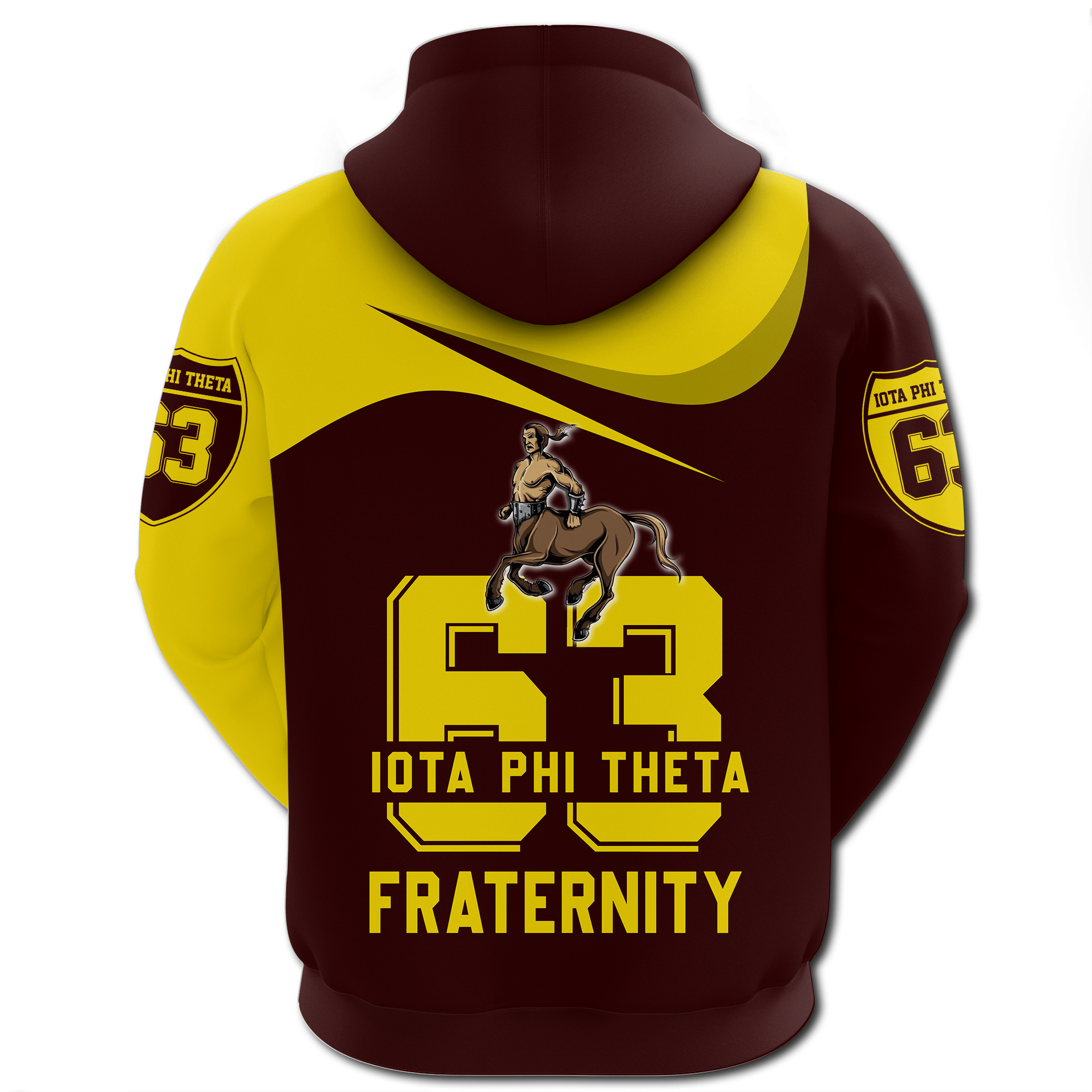 Fraternity Hoodie - Iota Phi Theta Curve Style Zip Hoodie