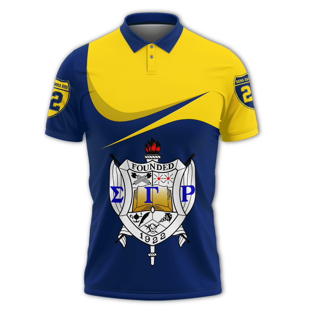 Sorority Polo - Sigma Gamma Rho Curve Style Polo Shirt