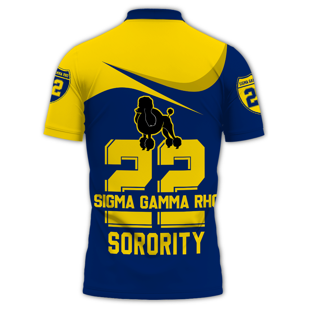 Sorority Polo - Sigma Gamma Rho Curve Style Polo Shirt