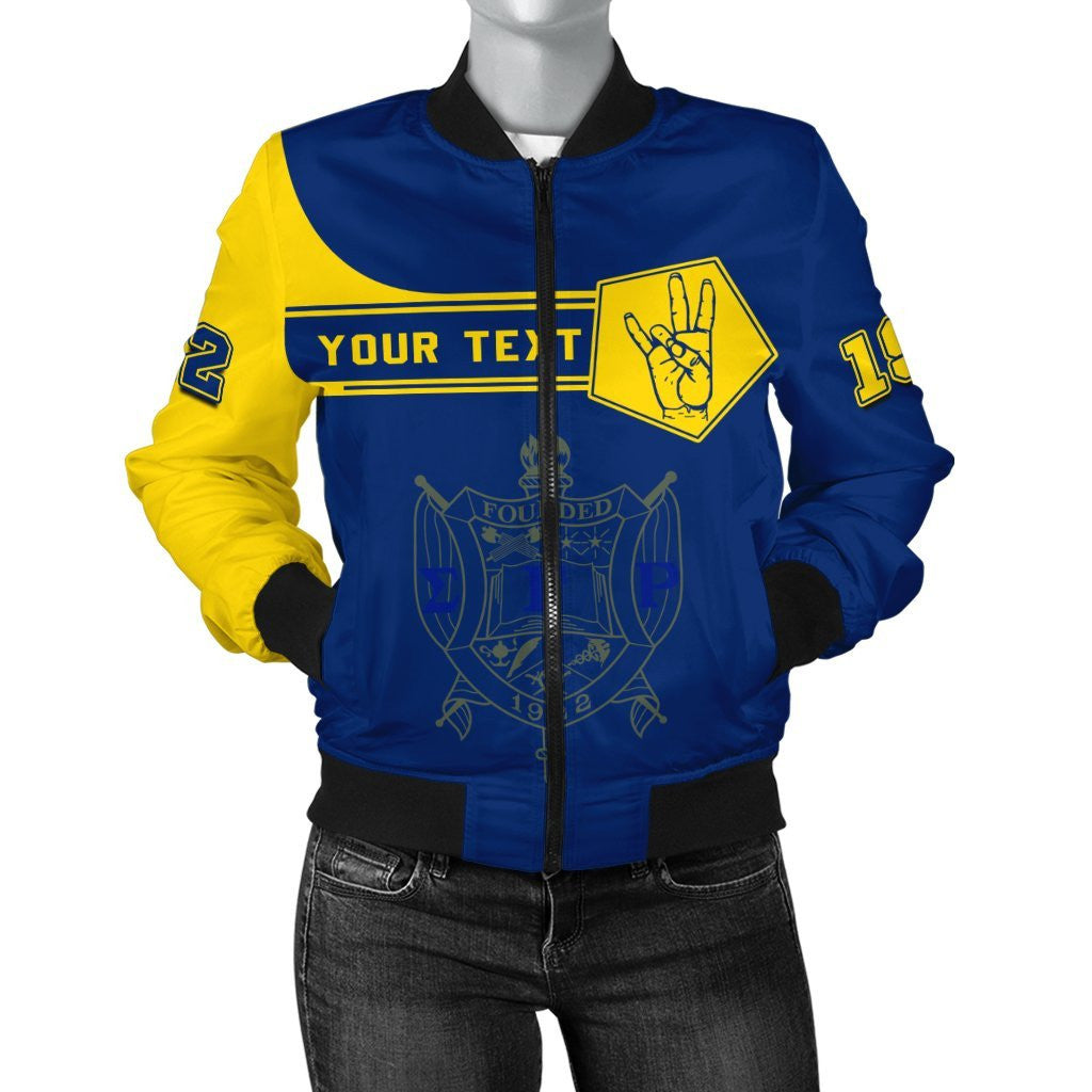 Sorority Jacket - Personalized Sigma Gamma Rho Bomber JacketSimple Style