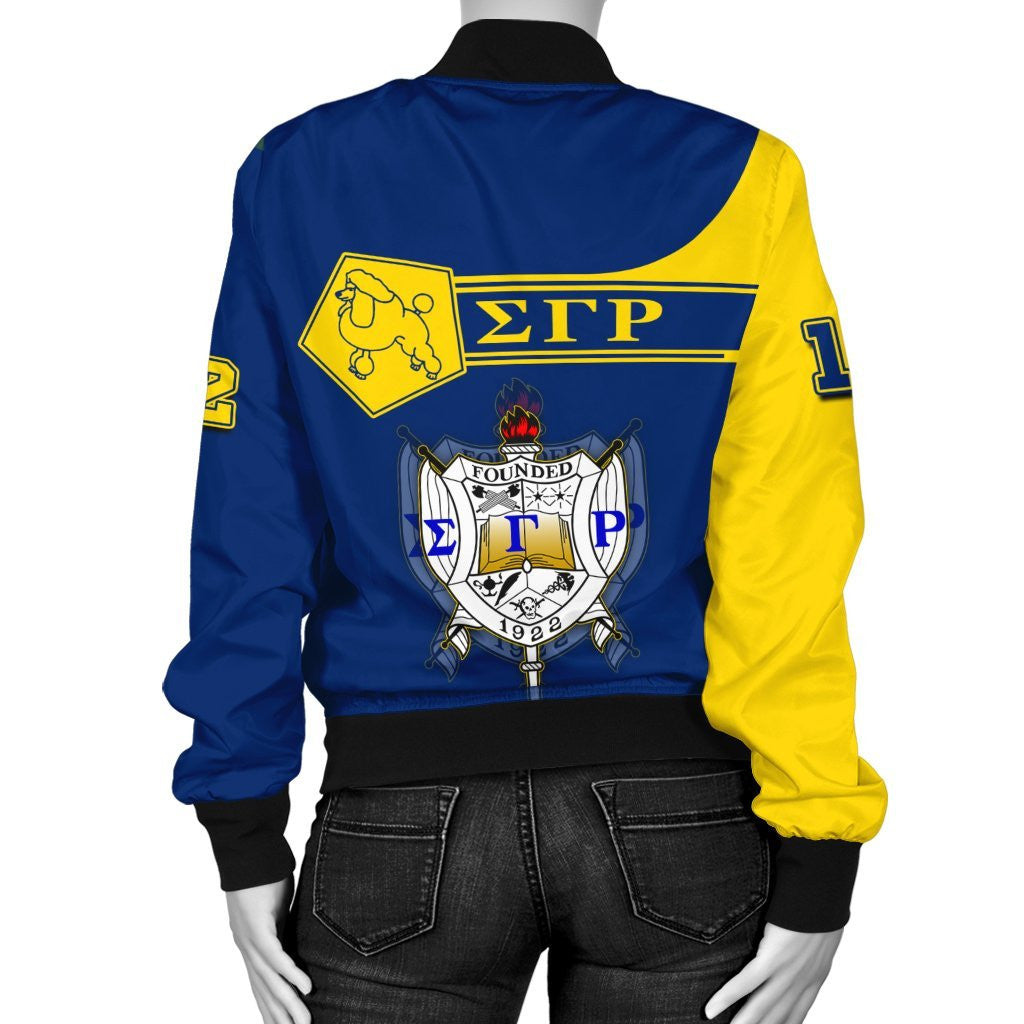 Sorority Jacket - Personalized Sigma Gamma Rho Bomber JacketSimple Style