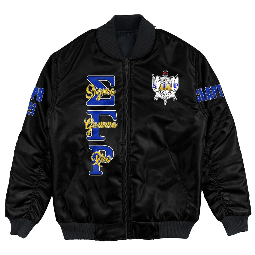 Sorority Jacket - Personalized Sigma Gamma Rho Bomber Jackets