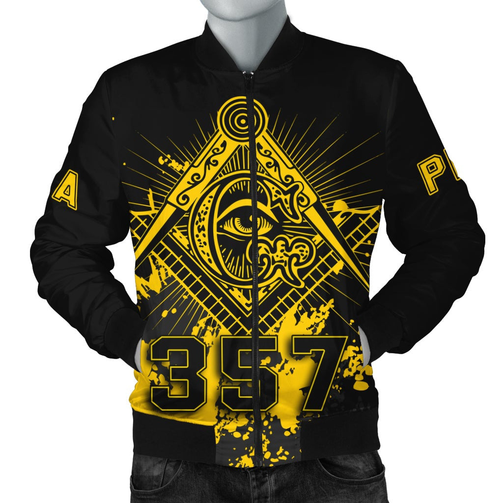 Fraternity Jacket - Prince Hall Freemasonry Bomber Jacket Spaint Style