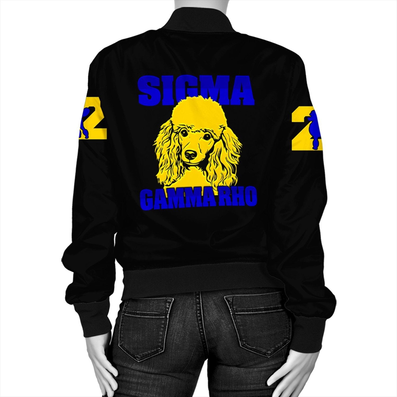 Sorority Jacket - Sigma Gamma Rho Letters Bomber Jacket