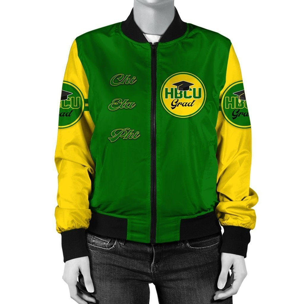 Sorority Jacket - Chi Eta Phi HBCU Grad Bomber Jacket